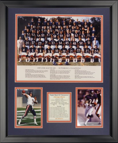 Cadre 1985 Bears Legends Never Die souvenir équipe mythique