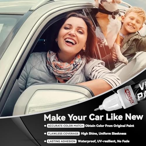 Image of xdotoar Touch Up Paint Pen for Maruti Suzuki Fronx Splendid Silver (WBE) | 2-in-1 Car Scratch Remover | Automotive 2K Paint Repair Pen | Quick Dry Touch Up Paint for Chips, Scratches & Scuffs