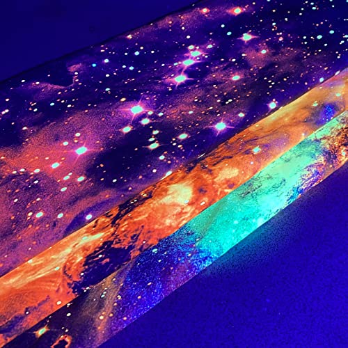 Psyhilar Blacklight Tapestry Galaxy Nebula Stars Uv Reactive Neon Universe Space Wall Hanging Black Light Posters For Adults (91 X 71 Inches) #TOP3
