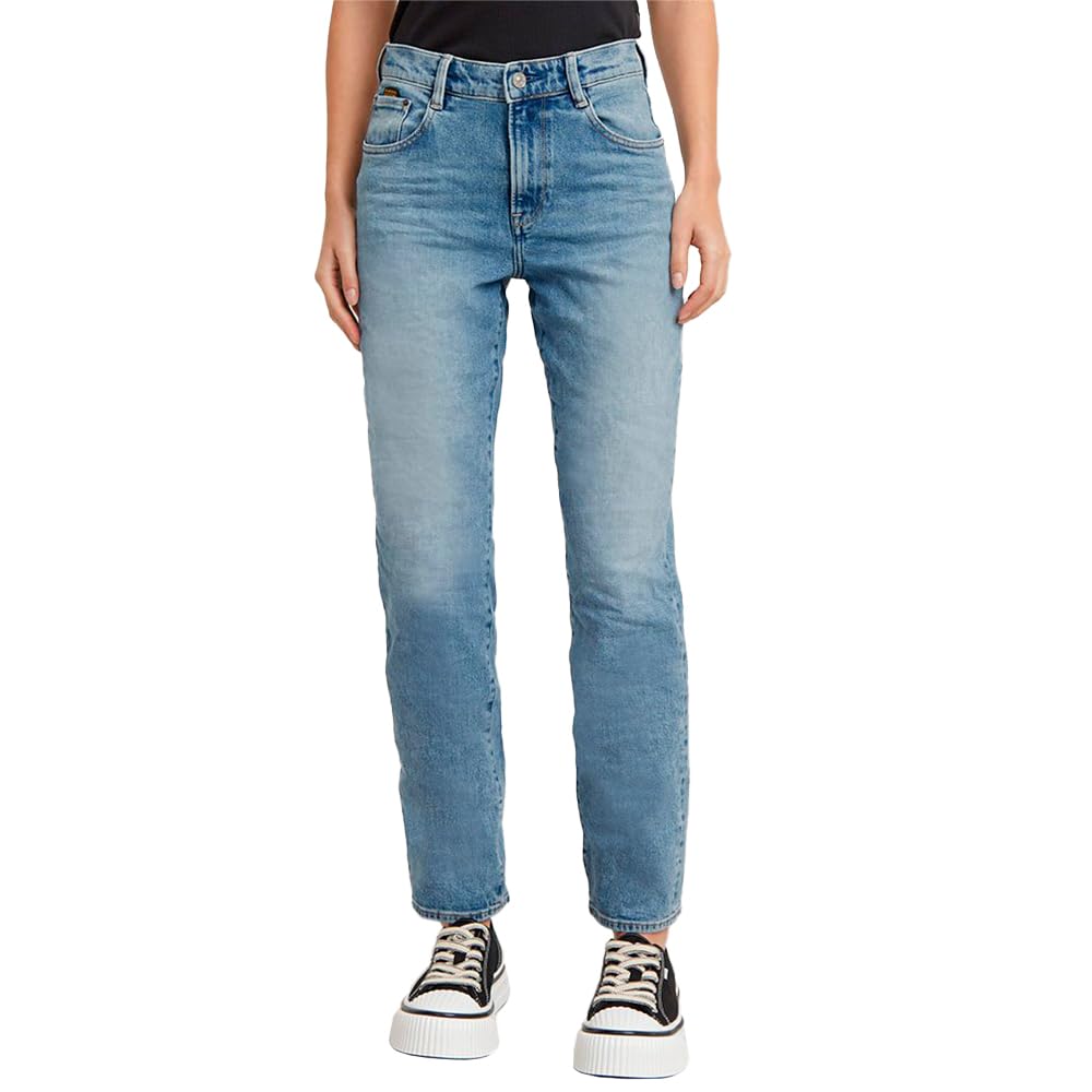 G-Star Women's Viktoria High Straight Jeans, Blue (vintage olympic blue D23959-D503-D905), 33W / 30L