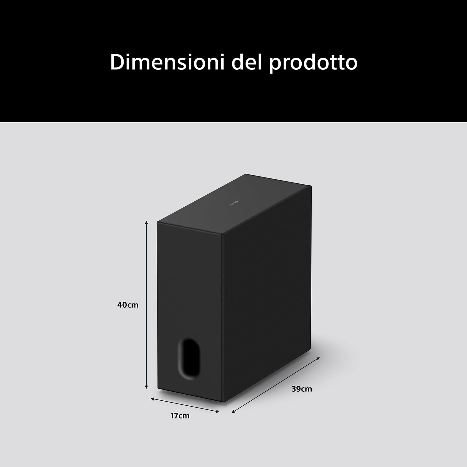 Sony BRAVIA Theatre Sub 8, subwoofer wireless da 300 W per soundbar/sistemi audio home theater, compatibile con HT-A9M2 / A8 / A9000 / A8000 / A7100, SA-SW8, modello 2026