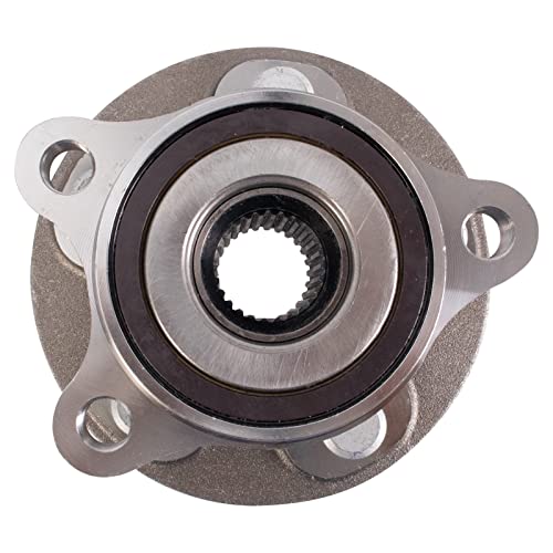 Image of TRQ Front Left and Right Wheel Bearing & Hub Assembly Set 2 Piece for 20-22 Toyota Corolla LE SE Japan Built Models 1st VIN Digit J 20-22 Corolla Hybrid LE 16-22 Prius 17-22 Prius Prime