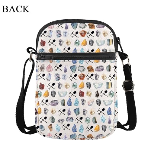 CMNIM Rock Collector Gift Geologist Crossbody Bag Rock Lover Gift Rockhounding Gift Geology Student Gift Adjustable Strap Bag4