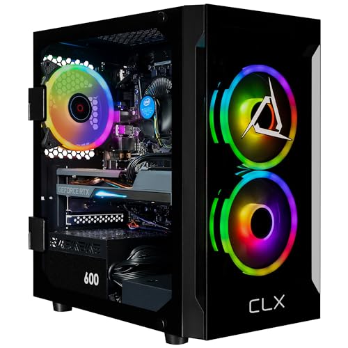 CLX Set Gaming PC - Intel Core i5 14400F 2.5GHzAGeForce RTX 5060 TiA2TB NVMe M.2 SSDA32GB DDR5 RGBACPUGAN[[AWiFiAWindows 11 