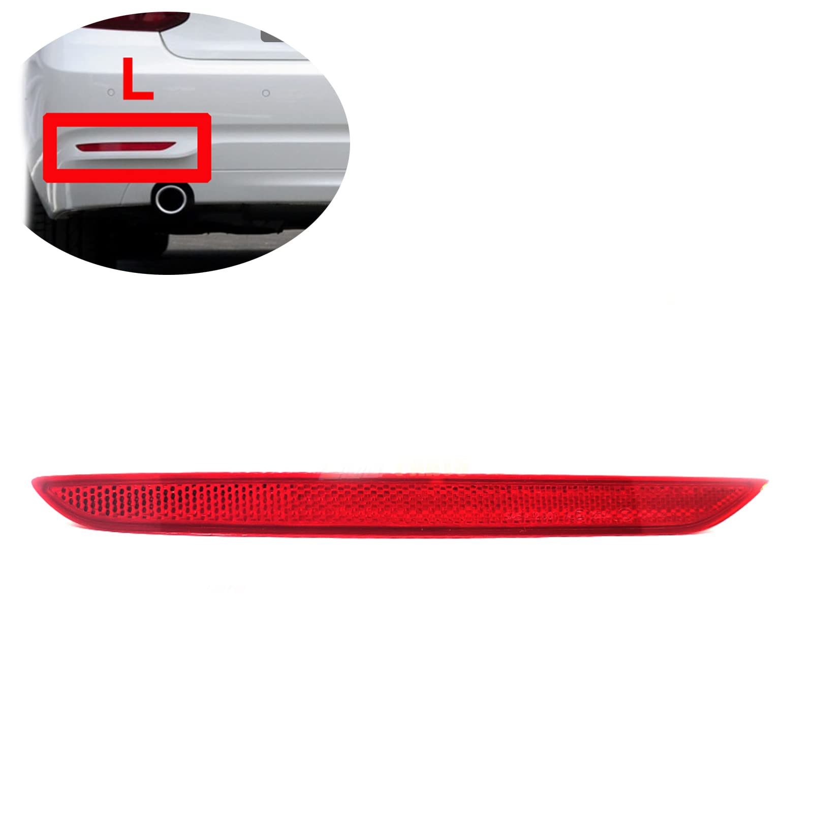 Amazon.com: Trimla Rear Reflector for 14-21 BMW 2 series F22 Coupe  