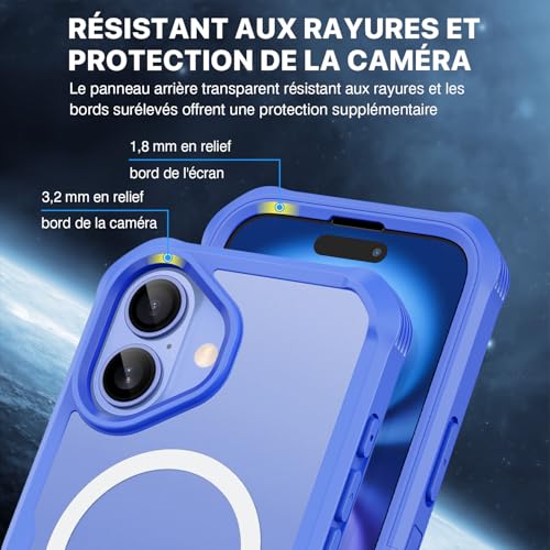 Housse iPhone 16 Plus antichoc idéale pour vos sorties et voyages - 6