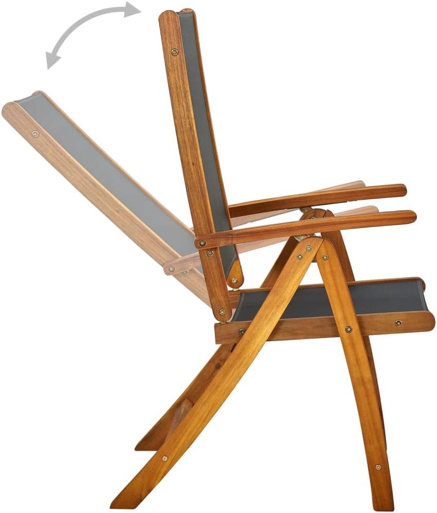 7 Piece Patio Dining Set,Patio Chairs,Outdoor Table Chairs,Backyard Decor,Backyard Furniture,Conversation Furniture,Perfect for Patio, Garden, Porch, or Front Yard Area, Solid Acacia Wood