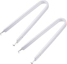 sourcing map IC Extractor de virutas de acero inoxidable con agarre de vinilo aislado, color blanco, paquete de 2