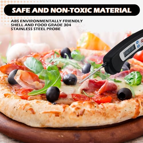 Termómetro digital de carne con sonda impermeable y lectura rápida 4