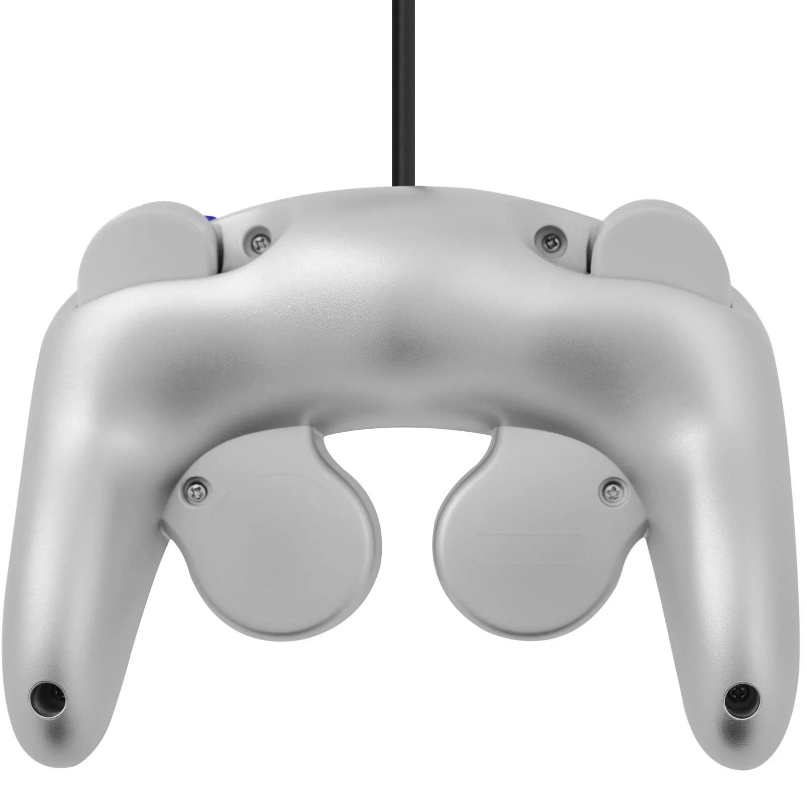 Retrogame Manette de Jeu GameCube Filaire, Design Classique, Silver, Boutons Colorés,