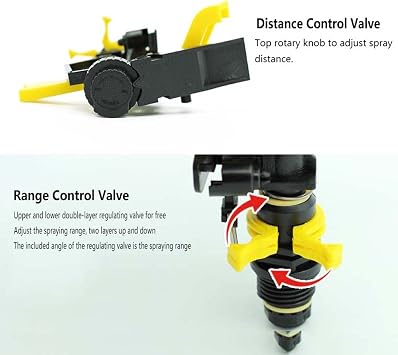 Multifunctional Lawn Sprinkler, Water Sprinkler, Automatic Water Lawn Sprinkler, Garden Sprinkler, 360 Degree Rotating Sprinkler System for Outdoor Garden