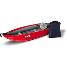 GUMOTEX Inflatable Kayak Twist 1 Red | Unequivocally The Smallest and lightest Kayak in Our Fleet | Removable Seats with Adjustable backrest for Comfortable and Dry Sitting | One-Seater Version