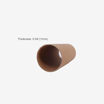 ZMCYN 40 Pack 1.6x3.9 Inch Cardboard Tubes Brown Paper Roll Tubes, Paper Cardboard Craft Tube Rolls for Craft, DIY Arts, Classroom Projects, Extra 100 Sheets Colored Paper, 80 Pcs Wiggle Eyes
