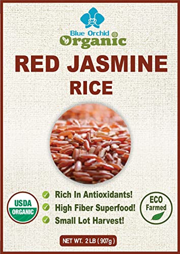 Blue Orchid Organic Organic Thai Red Jasmine Rice cover