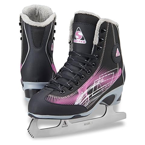 SKATE GURU Jackson Ultima Rave RV2000 Women's Figure Skates Black/Purple, Size: Adult 10 Cover