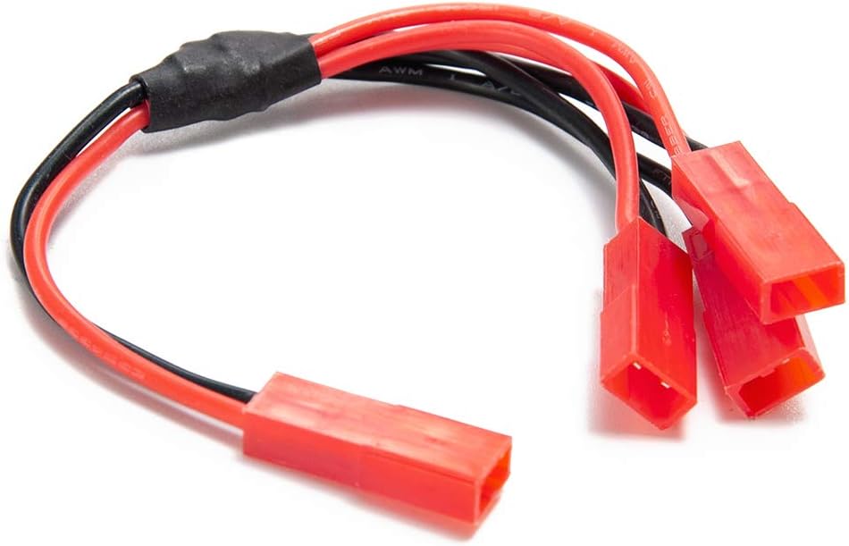 XUNJIAJIE 1 Piece ESC Battery JST Female Connector Y Cable for TRX4 1/10th RC Crawler Car