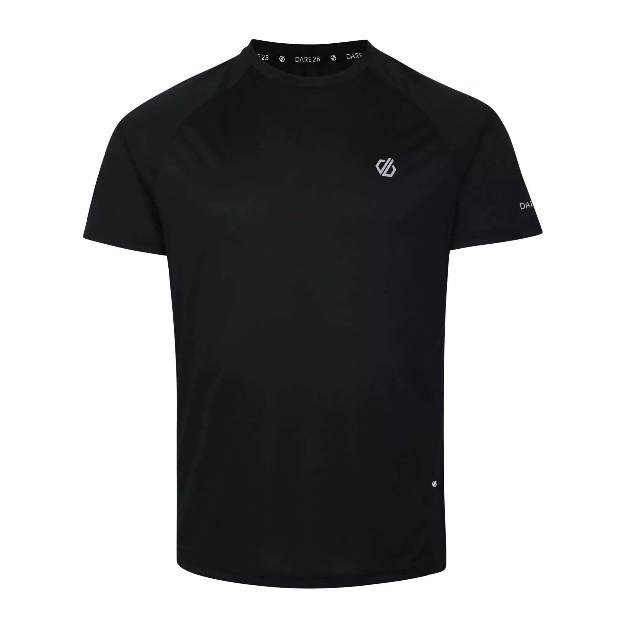 Dare 2b Mens Accelerate Lightweight Running T Shirt Black