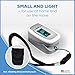 Beurer PO30 Fingertip Pulse Oximeter, Pain Free Blood Oxygen Saturation & Heart Rate Monitor with 4 Display Options, Lanyard, Storage Bag & Batteries Included