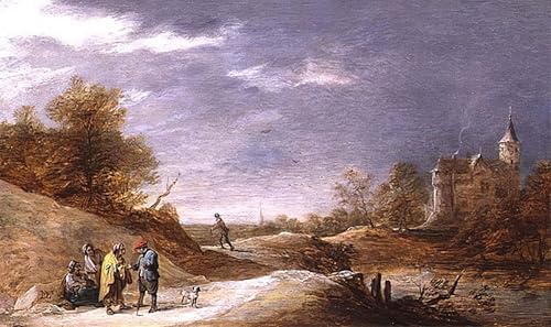 Moderne Art Murale Impression David Teniers : Tableaux Graffiti Art Mural pour décoration salon