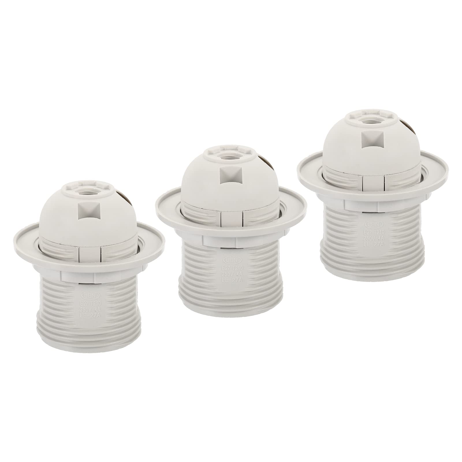 Bulb Base Threading MECCANIXITY Threaded Light Socket Base 250V E26/E27 58x39mm Screw ...