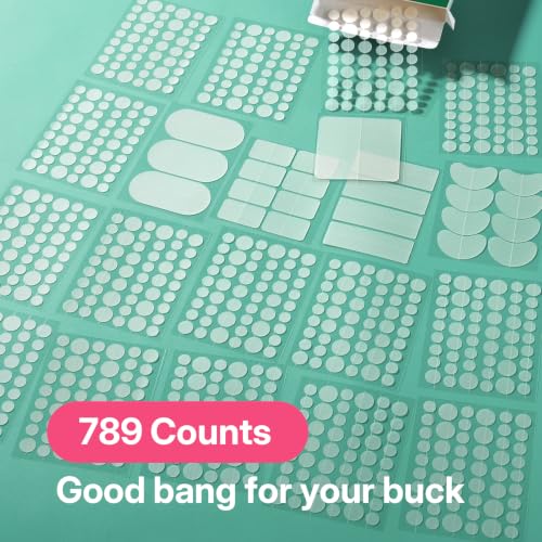 789 Count Pimple Patches, 8 Sizes Hydrocolloid Patch Variety Pack(15%ACC:M63EG97V2LEL) - image 2