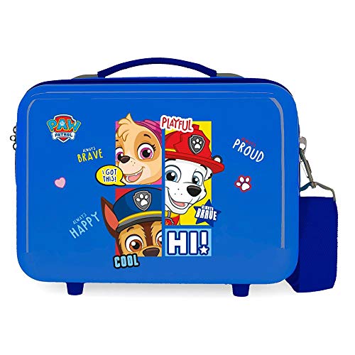 La Patrulla Canina La Patrulla Canina Be Happy Trousse à Maquillage 29x21x15 Centimeterss Azul Oscuro