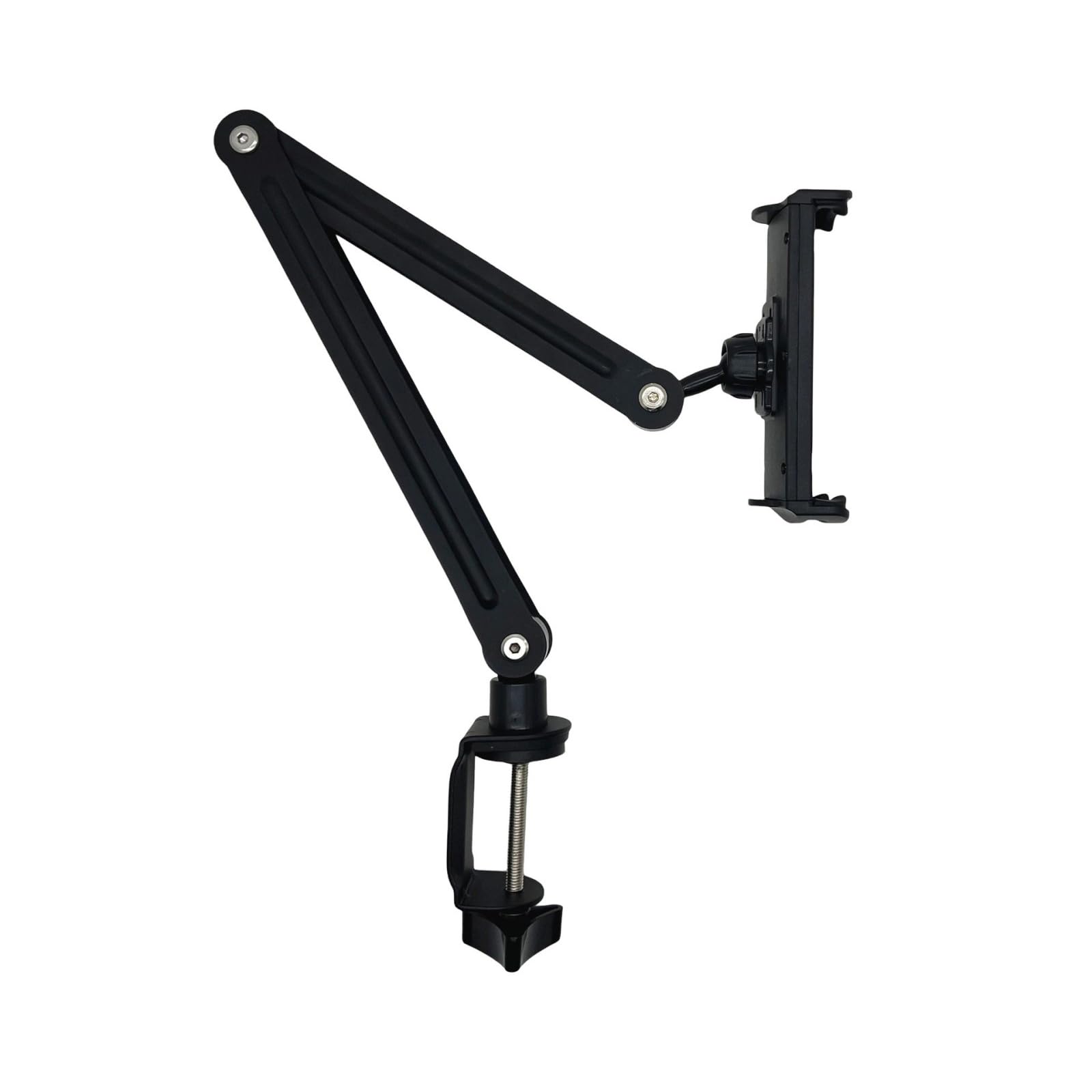 Soporte para tabletas en ángulo múltiple para cama con rotación de 360 grados y amplia compatibilidad para dispositivos de 4.7 y 12.9 pulgadas, soporte de tabletas con brazo de metal