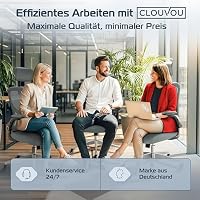 CLOUVOU SmartSeat Bürostuhl Ergonomisch [TESTSIEGER] – Ansicht 8