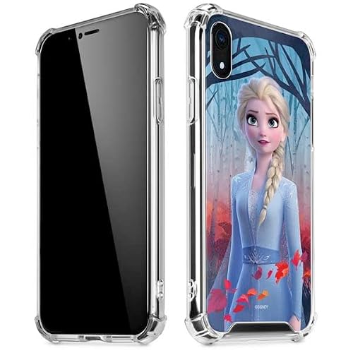 Skinit Clear Phone Case Compatible with iPhone XR - Officially Licensed Disney Frozen II Elsa Design