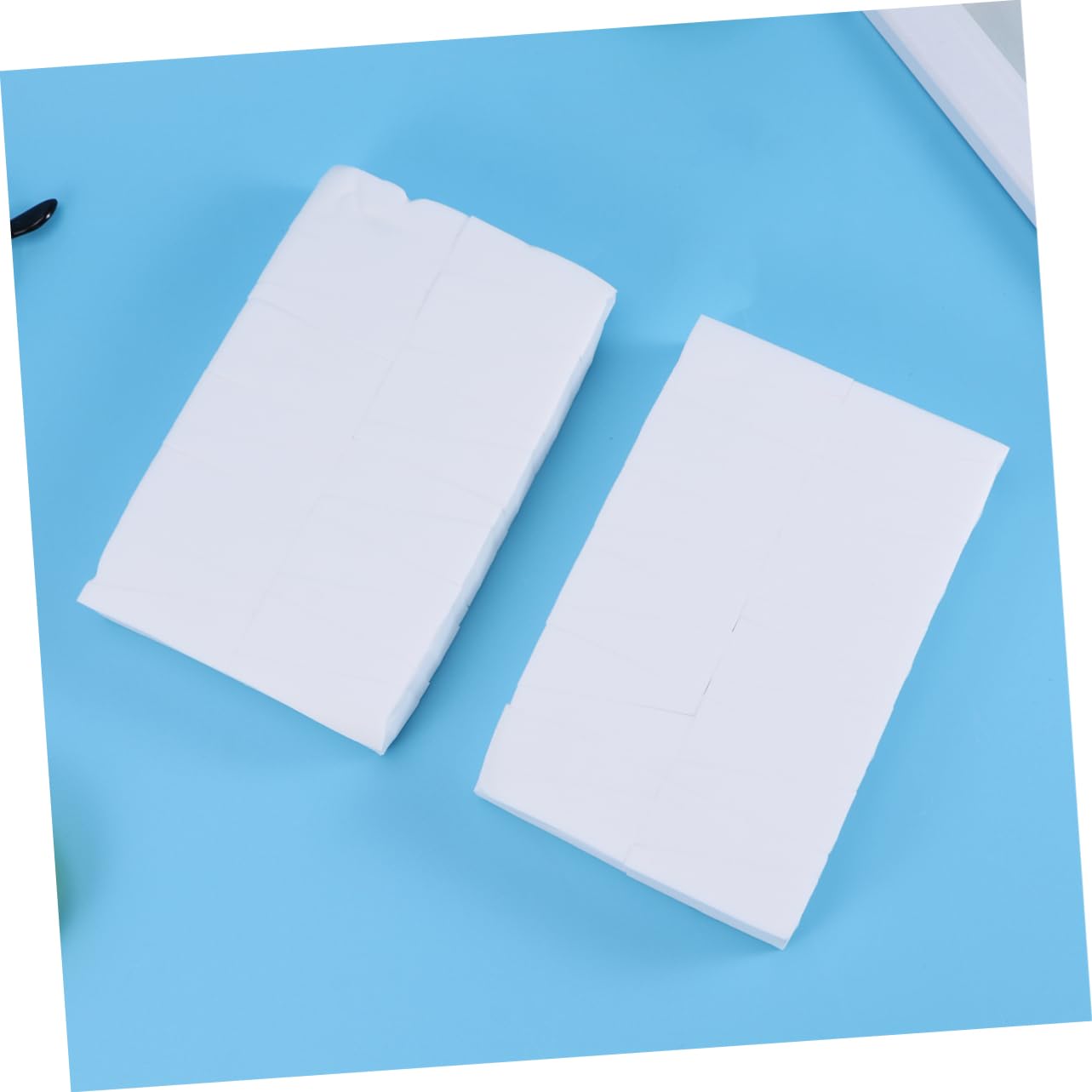 LIFKOME 48Pcs Trapezoid Foundation Makeup Sponge Professional Facial Cleaning Sponges for All Skin Dual Use Dry Wet Powder Makeup Applicator for