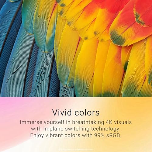 Image of Dell 27 inch 4K (3840 x 2160) Monitor, 120Hz, AMD FreeSync Premium, LED Display, sRGB 99%, 1500:1 Contrast Ratio, VESA, Integrated 2x5W Speaker, Comfortview Plus, Pivot /Swivel /Tilt /Height - HDMI /USB-C&A