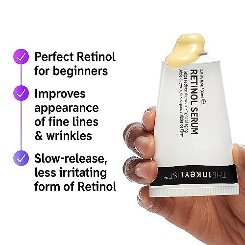 The INKEY List 1% Slow Release Retinol Serum, Targets Signs of Aging, Helps Reduce Appearance of Fine Lines and Wrinkles, For All Skin Types, 30ml, 1 fl oz