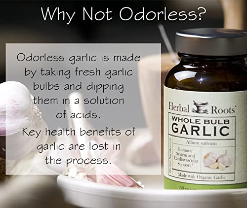 Herbal Roots GAR-60 Organic Whole Bulb Garlic Pills thumb #6