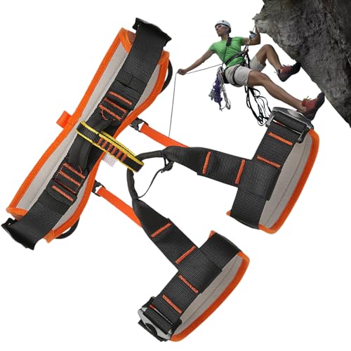 Harnais d'escalade réglable et ceinture de protection d'automne robuste pour adulte