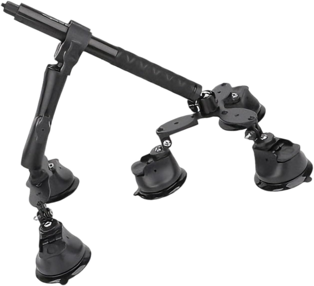 1.1m ポールと吸盤を備えた車のルーフ マウント ブラケット セット アクション カメラ アクセサリー クイック リリース デザイ