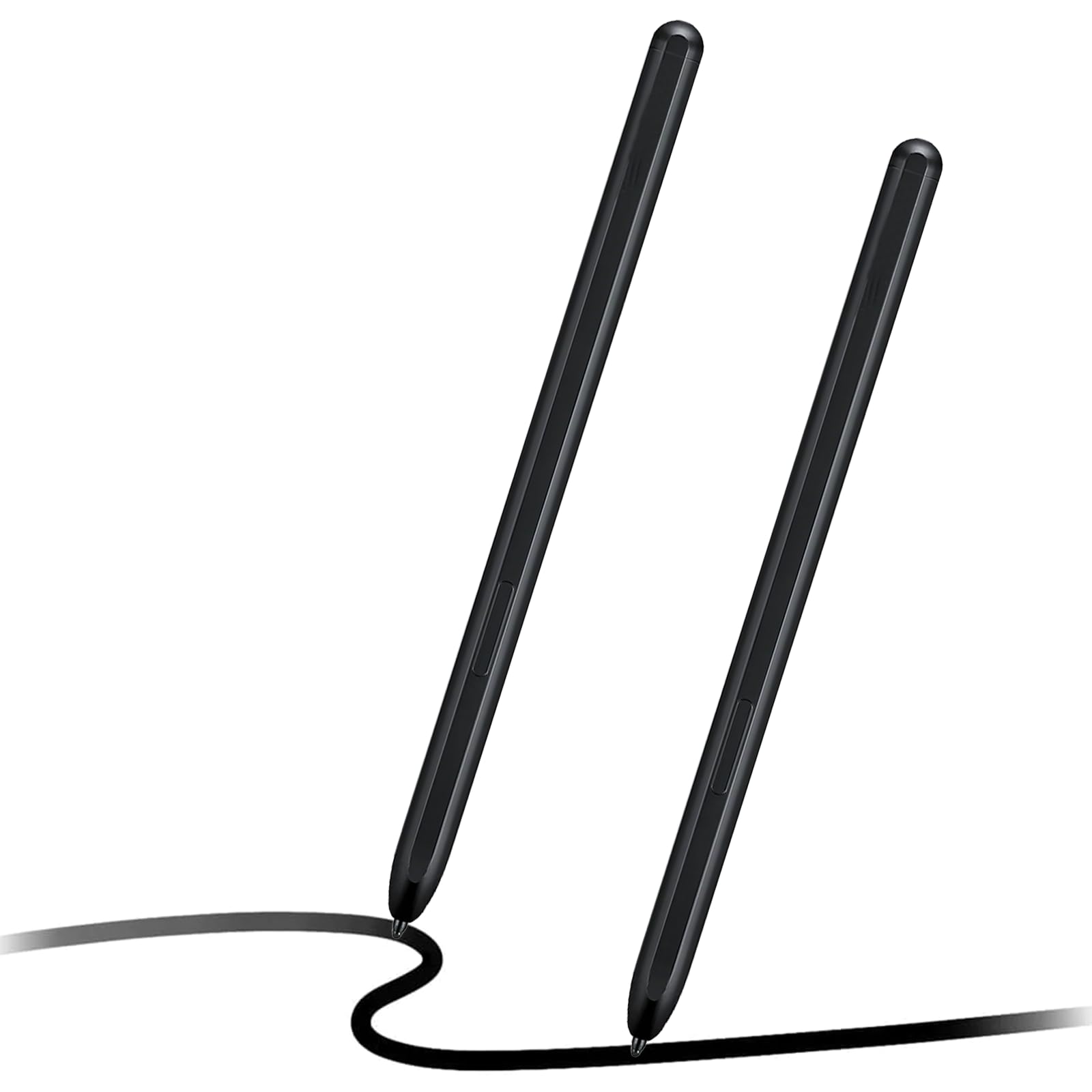 2 Pack Z Fold 4 S Pen Fold Edition for Samsung Galaxy Z Fold 4/Z Fold 3/Z Fold 5 5G Stylus Pen Replacement Compatible with Samsung Galaxy Z Fold 4/Z Fold 3/ Z Fold 5 5G Edition, Phantom Black