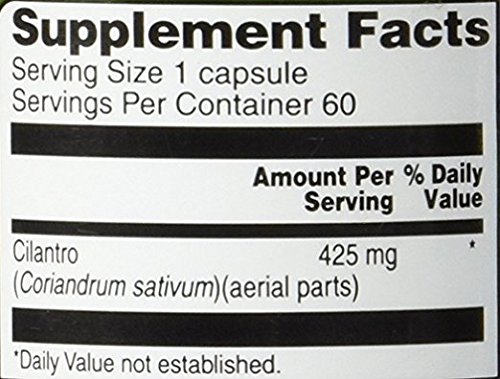 Vitacost Cilantro (Coriander) -- 425 Mg - 60 Capsules #TOP3