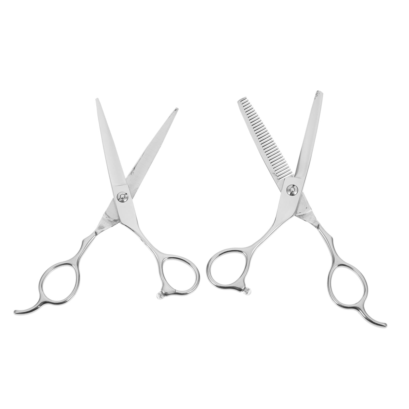 Ciseaux de Coiffure pour Gauchers en Acier Inoxydable 6 2Pcs Outils de Coupe de Cheveux pour Salon de Coiffure pour Utilisation à Domicile et Professionnelle