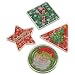 Dozen Assorted Christmas Design Mini Maze Puzzle Games - 2.5"