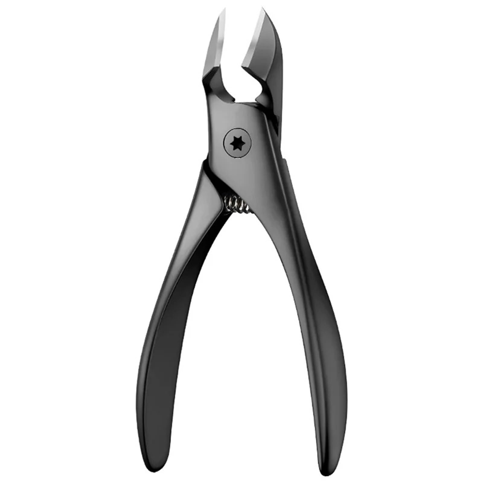 Stainless Steel Manicure Fingernail Toenail Cuticle Nipper Dead Skin Remover Trimming Nail Clipper Feet Scissor Plier Pedicure(Black)