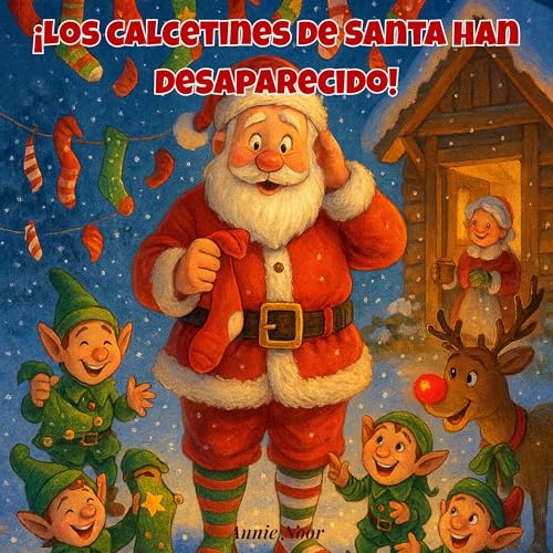 Page de couverture de ¡Los calcetines de Santa han desaparecido!