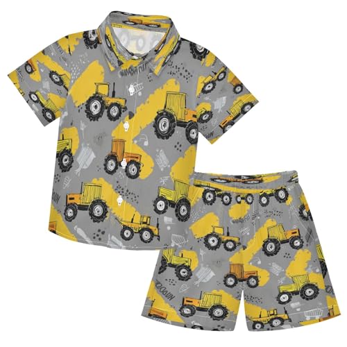 Image of Boccsty Ice Cream Drip Boy Summer Shorts Sets Hawaiian Toddler Boys T-Shirt & Pants 2 Pcs 3T-10T