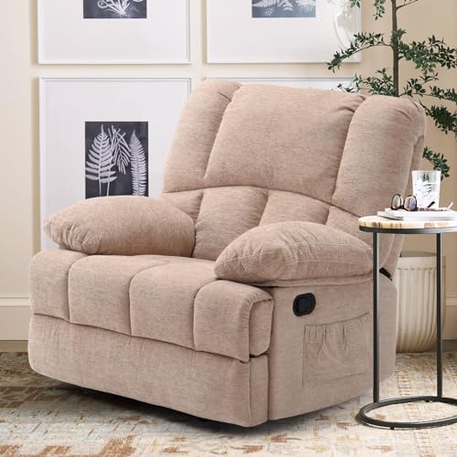 Image of Stary Oversized Rocking Rocker Recliner Chair for Living Room Adults