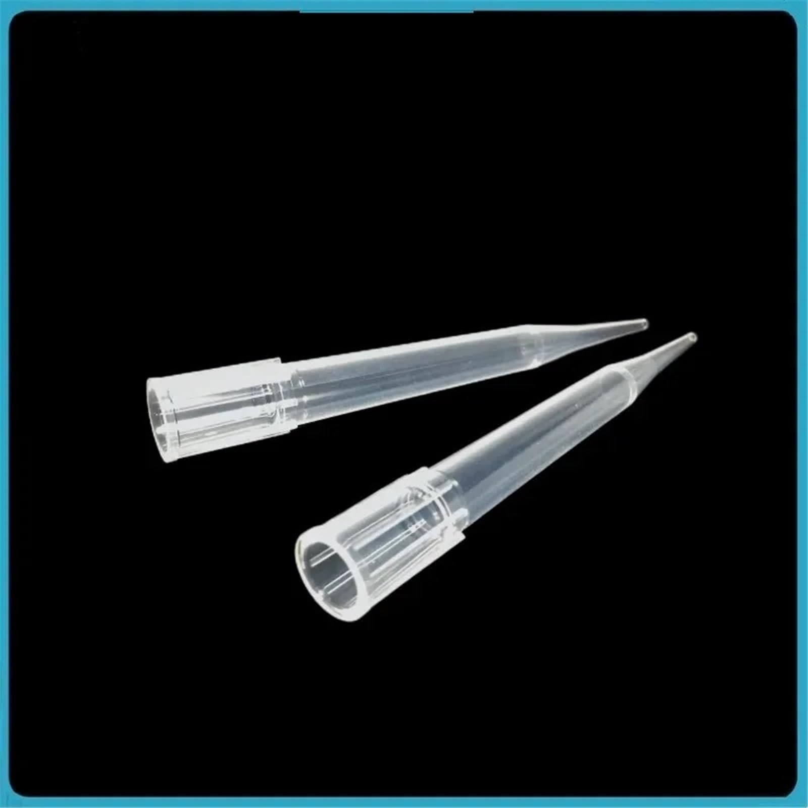 sprzęt laboratoryjny Końcówki do pipet 300uL plastikowa biała końcówka do pipety wielokanałowej 50-300uL średnica 5mm do pipety wielokanałowej 1000 szt.