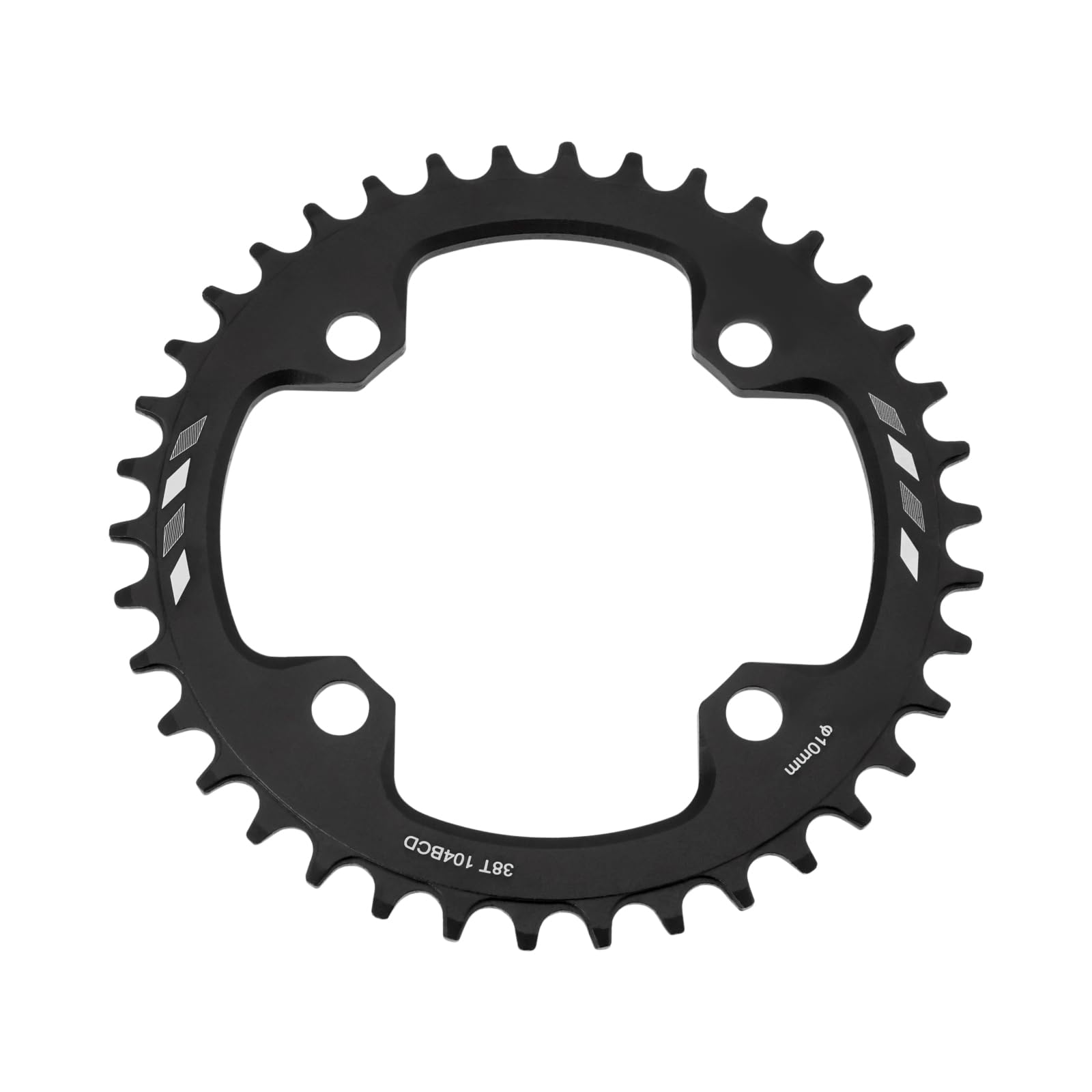 SG Store 1pc Plateau Simple Étroit Et Large 38 Dents 104 BCD pour Vélo Compatible avec Bosch Gen 1 3 Et Compatible avec Brose Vélo Électrique