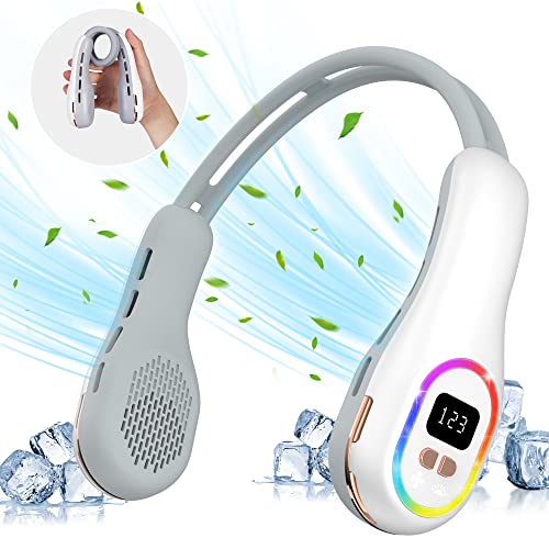 Ventilador USB para cuello silencioso mini ventilador sin aspas recargable 2