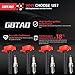 GBTAD Upgraded Set of 4 Ignition Coil Pack and Spark Plug Compatible with 2.4 L4 2014 2015 2016 2017 2018 2019 Jeep Renegade Cherokee Compass Chrysler 200 Dodge Dart Replace UF751 4469