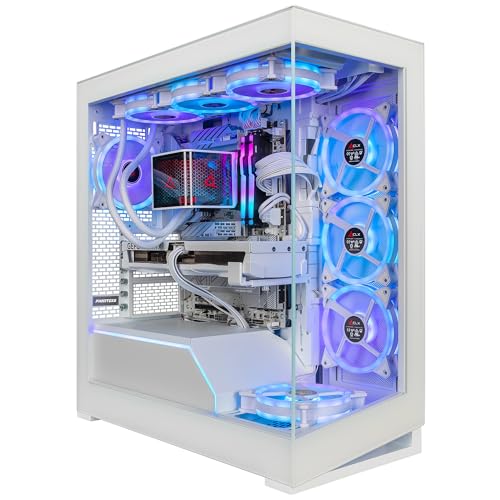 Image of CLX Horus Gaming PC - Intel Core Ultra 9 285K 3.7GHz, GeForce RTX 5080, 2TB SSD, 32GB DDR5 RGB Memory, 360mm AIO, WiFi, Windows 11 Home, White, AI-Accelerated
