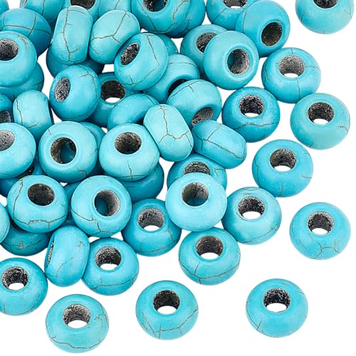 SOFPLATE 1 scatola 30 pezzi Perline di Pietra Naturale Rondelle