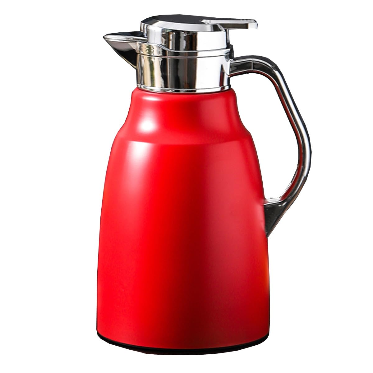 Ilated - Jarra térmica roja de café de 1786 g, termo de acero inoxidable de doble pared, taza de viaje a prueba de fugas para oficina, camping y uso al aire libre, dispensador de bebidas aislado